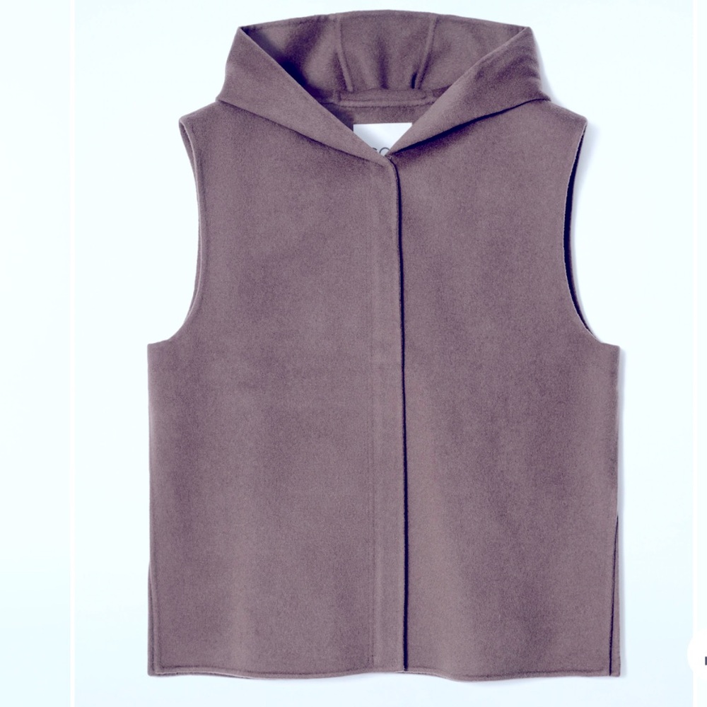 SOLD - COS Double Faced Wool Hybrid Vest